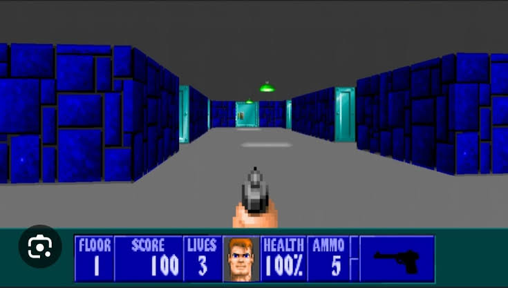 The emptiness of Wolfenstein 3D