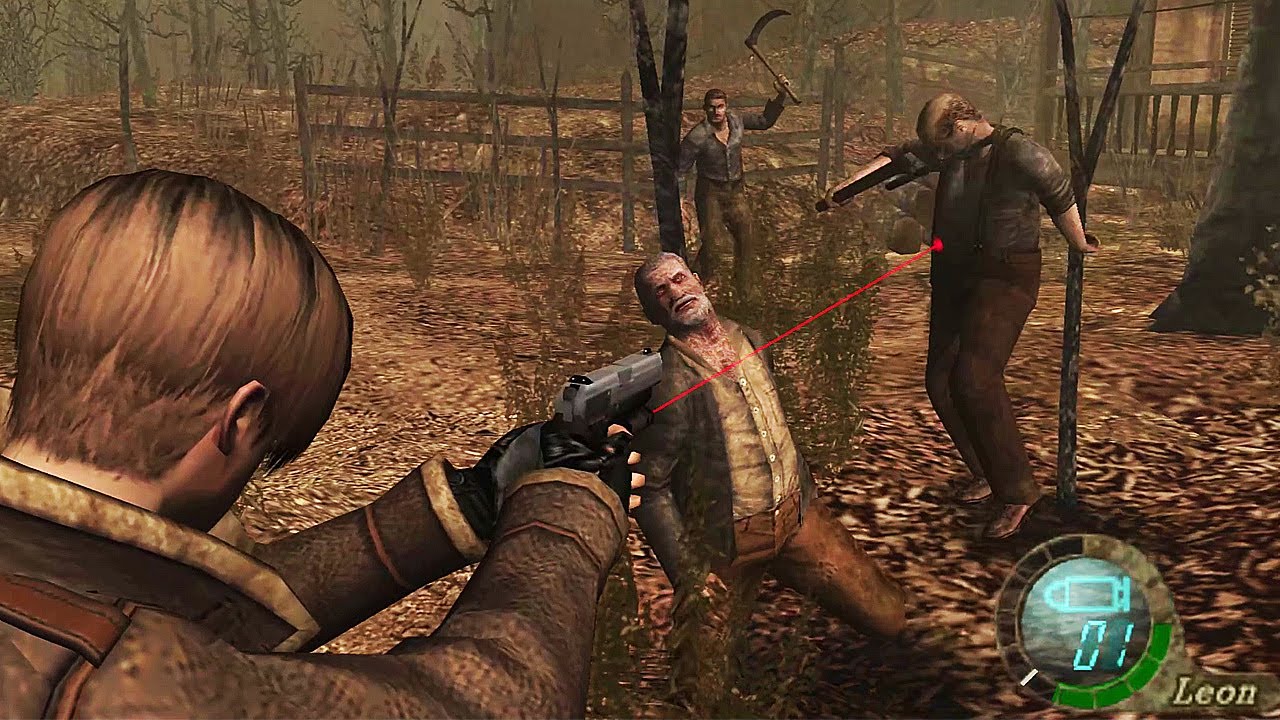 Video game exploration in Resident Evil 4