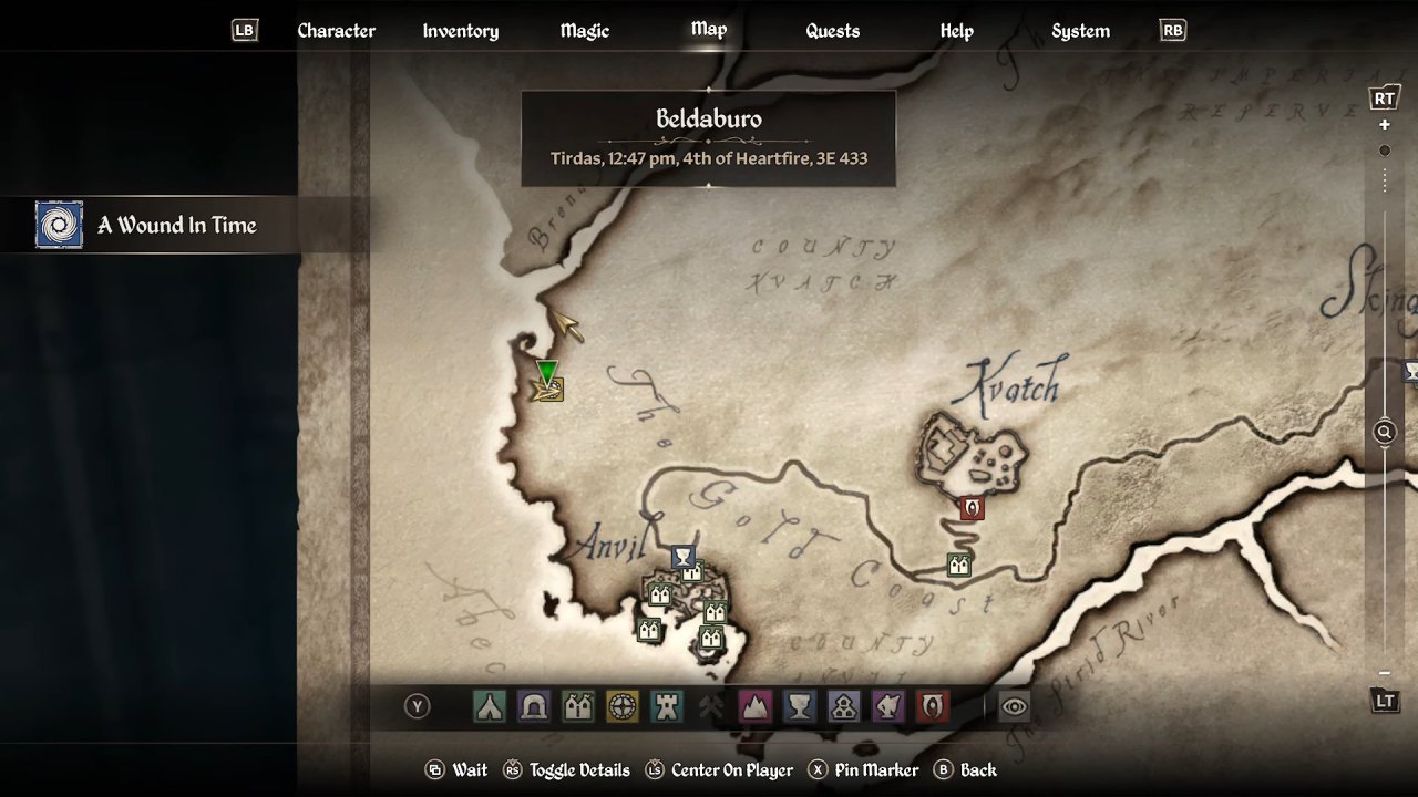 Map in The Elder Scrolls IV: Oblivion